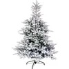 Image de Black Box Arbre de Noël artificiel Grimshaw - 132x132x185 cm - PVC - Neige, vert