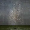 Image de Luca Lighting Arbre à LED 140 LED blanc chaud 1,4m Outdoor noir