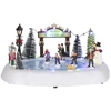 Image de Luville Village De Noël Bleu H15xl25xl32cm