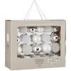 Image de House Of Seasons Boule De Noël Blanc H7xl7xl7cm