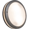 Image de Glow - Applique Et Plafonnier - 2 Lumière - Ø 300 Mm - Gris Foncé - Moderne - Éclairage Extérieur - Qazqa