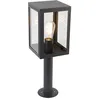 Image de Sutton - Lampe Sur Pied Extérieur - 1 Lumière - L 165 Mm - Gris Foncé - Classique/antique, Rustique, Rétro - Éclairage Extérieur - Qazqa