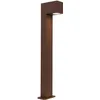 Image de Qazqa Baleno - Lampe Sur Pied Extérieur - 1 Lumière - L 151 Mm - Brun Rouille - Rustique - Éclairage Extérieur