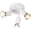 Image de Jeany - Spot Plafond, Plafonnier - 3 Lumière - Ø 200 Mm - Blanc - Moderne - Éclairage Intérieur - Salon I Chambre I Cuisine I Salle À Manger - Qazqa