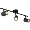 Image de Jeana - Spot Plafond, Plafonnier - 3 Lumière - L 530 Mm - Noir - Moderne - Éclairage Intérieur - Salon I Chambre I Cuisine I Salle À Manger - Qazqa
