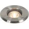 Image de Basic - Spot Encastrable De Sol - 1 Lumière - Ø 110 Mm - Acier - Moderne - Éclairage Extérieur - Qazqa