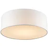Image de Drum Led - Led Plafonnier - 1 Lumière - Ø 300 Mm - Blanc - Moderne - Éclairage Intérieur - Salon I Chambre I Cuisine I Salle À Manger - Qazqa