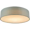 Image de Drum Led - Led Plafonnier - 1 Lumière - Ø 400 Mm - Vert - Moderne - Éclairage Intérieur - Salon I Chambre I Cuisine I Salle À Manger - Qazqa