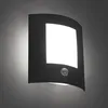Image de Emmerald - Applique Murale Avec Détecteur - 1 Lumière - H 260 Mm - Gris Foncé - Moderne - Éclairage Extérieur - Qazqa