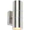 Image de Duo - Applique Murale - 2 Lumière - H 160 Mm - Acier - Moderne - Éclairage Extérieur - Qazqa