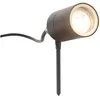 Image de Solo - Lampe Sur Piquet - 1 Lumière - L 90 Mm - Gris Foncé - Moderne - Éclairage Extérieur - Qazqa