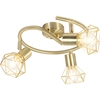 Image de Mosh - Spot Plafond, Plafonnier - 3 Lumière - Ø 420 Mm - Laiton - Moderne - Éclairage Intérieur - Salon I Chambre I Cuisine I Salle À Manger - Qazqa