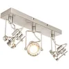 Image de Suplux - Spot Plafond, Plafonnier - 3 Lumière - H 175 Mm - Acier - Rustique - Éclairage Intérieur - Salon I Chambre I Cuisine I Salle À Manger - Qazqa