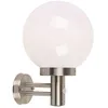 Image de Sfera - Eclairage Exterieur Avec Detecteur De Mouvement - 1 Lumière - L 270 Mm - Acier - Moderne - Éclairage Extérieur - Qazqa