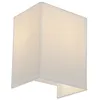 Image de Qazqa Vete - Applique Murale - 1 Lumière - L 150 Mm - Blanc - Moderne - Éclairage Intérieur - Salon I Chambre I Cuisine I Salle À Manger