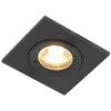 Image de Xena - Spot Encastrable - 1 Lumière - L 80 Mm - Noir - Moderne - Éclairage Extérieur - Salle De Bains - Qazqa
