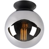 Image de Qazqa - Pallon - Plafonnier - 1 Lumière - Ø 20 Cm - Argenté - Art Deco - Éclairage Intérieur - Salon I Chambre I Cuisine I Salle À Manger
