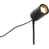 Image de Solo - Spot Sur Piquet - 1 Lumière - Ø 6 Cm - Noir - Moderne - Éclairage Extérieur - Qazqa