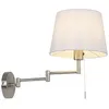 Image de Ladas - Applique Murale Bras Articulé - 1 Lumière - L 25 Cm - Acier - Moderne - Éclairage Intérieur - Salon I Chambre - Qazqa
