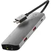 Image de Hub 2 USB-C Multiports 7-en-2 PD 100W Ethernet Modèle D2 Pro MST Gris - Neuf