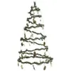 Image de Kaemingk - Sapin De Noël Spirale Suspendu Blanc Lumineux Dim 58 Cm