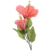Image de Branche D'Hibiscus Artificiel 25x71cm Rose Décoration Intérieure Extérieure