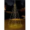 Image de Éclairage de Noël avec 360 lumières LED pour arbre ou mât de drapeau