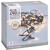 Image de Guirlande EDM scintillante - esprit de Noël - lumière blanche chaude - 240 ampoules LED - 24 m - 72090