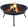 Image de Coquille de feu avec lisse standard 57 cm noir