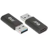 Image de CLUB3D CAC-1525 changeur de genre de câble USB A USB TYPE C Noir - Neuf
