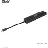 Image de Club3d CLUB3D USB Gen1 Type-C, Hub 6-en-1 avec HDMI 8K30Hz, 2xUSB Type-A, RJ45 et 2xUSB Type-C, Data et PD charge 100 watt