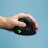 Image de R-Go Tools Souris Ergonomique R-Go HE Break avec logiciel de pause, gaucher, moyen (longueur main 165-185 mm), bluetooth, noir - Neuf
