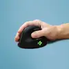 Image de R-Go Tools Souris Ergonomique R-Go HE Break avec logiciel de pause, droiter, grand (longueur de la main > 185 mm), bluetooth, noir - Neuf