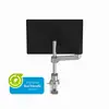 Image de R-Go Tools R-Go Caparo 4 D2, Circulaire Bras simple écran, fixation bureau, ressort à gaz, 3-9 kg, noir-argent, faible empreinte carbone - Neuf
