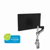 Image de R-Go Tools R-Go Zepher 4 C2, Circulaire Bras simple écran, fixation bureau, adjustable, 0-8 kg, noir-argent, faible empreinte carbone - Neuf
