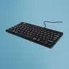 Image de R-Go Tools Clavier ergonomique R-Go Compact Break, clavier compact avec logiciel de pause,AZERTY (FR), Filaire, noir - Neuf