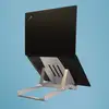 Image de R-Go Tools Support pour ordinateur portable R-Go Riser Basic, support pour ordinateur portable pliable et réglable, aluminium - Neuf