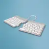 Image de R-Go Tools Clavier ergonomique R-Go Split Break avec logiciel de pause, clavier ergonomique divisé, AZERTY (FR), bluetooth, blanc - Neuf