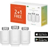 Image de Hombli Smart Radiator Knob - Robinet thermostatique - Thermostatique - Kit d'extension 3 pièces - Compteur de consommation - Incl.