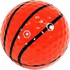 Image de Lot de 3 balles de golf fantaisie imprimé basketball Legend (x3) Orange TU LE2200036