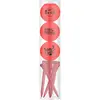 Image de Balles de golf avec tees Legend (x3) Rouge TU WS9900014