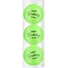 Image de Balles de golf Legend Happy Birthday (x3) Vert TU WS9900151