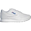Image de Fila Orbit Low, chaussures basses pour femmes, lacets, couleur blanche, style décontracté