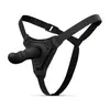 Image de Easytoys Fetish - Gode ceinture harnais en silicone - Noir