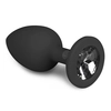 Image de EasyToys - Plug à diamant taille S - Noir