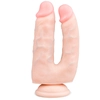 Image de Double Gode Réaliste avec Ventouse - 18 cm