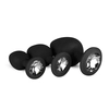 Image de EasyToys - Lot de 3 plugs anaux avec diamant - Noir