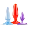 Image de EasyToys - Set d'entrainement 3 plugs anaux - Multicolore