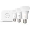 Image de Philips Hue White and Color ambiance Kit de démarrage : 3 ampoules connectées E27 (1100)