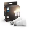 Image de PHILIPS Hue White Ampoules LED connectées E27 - Compatible Bluetooth pack de 2 - Neuf